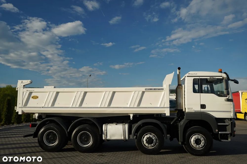 MAN TGA 35.480 / 8x6 / WYWROTKA 2 STRONNA / HYDROBURTA / MEILLER KIPPER / MANUAL / KAMERA - 22