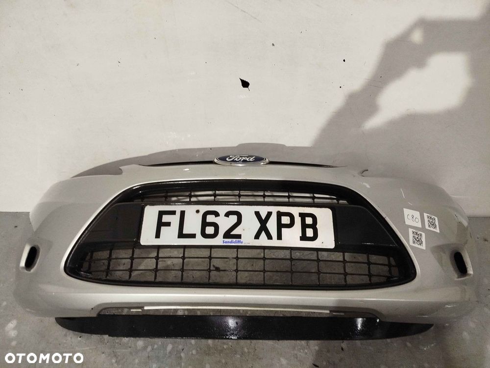 ^ ZDERZAK PRZÓD PRZEDNI FORD FIESTA MK.7 VII 7 MOONDUST SILVER SREBRNY - 1