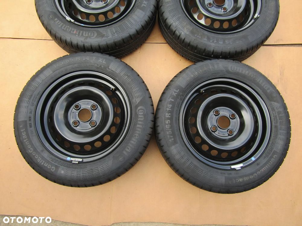 4x Felgi Stalowe Koła 14 Hyundai i10 II i20 Getz Kia Picanto III Rio + Opony 175/65 - 6