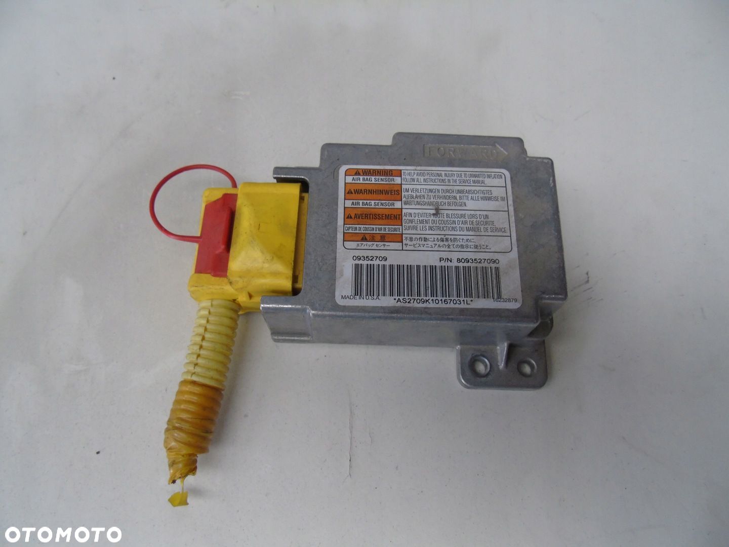 SENSOR AIRBAG TROOPER 09352709 8093527090 - 1