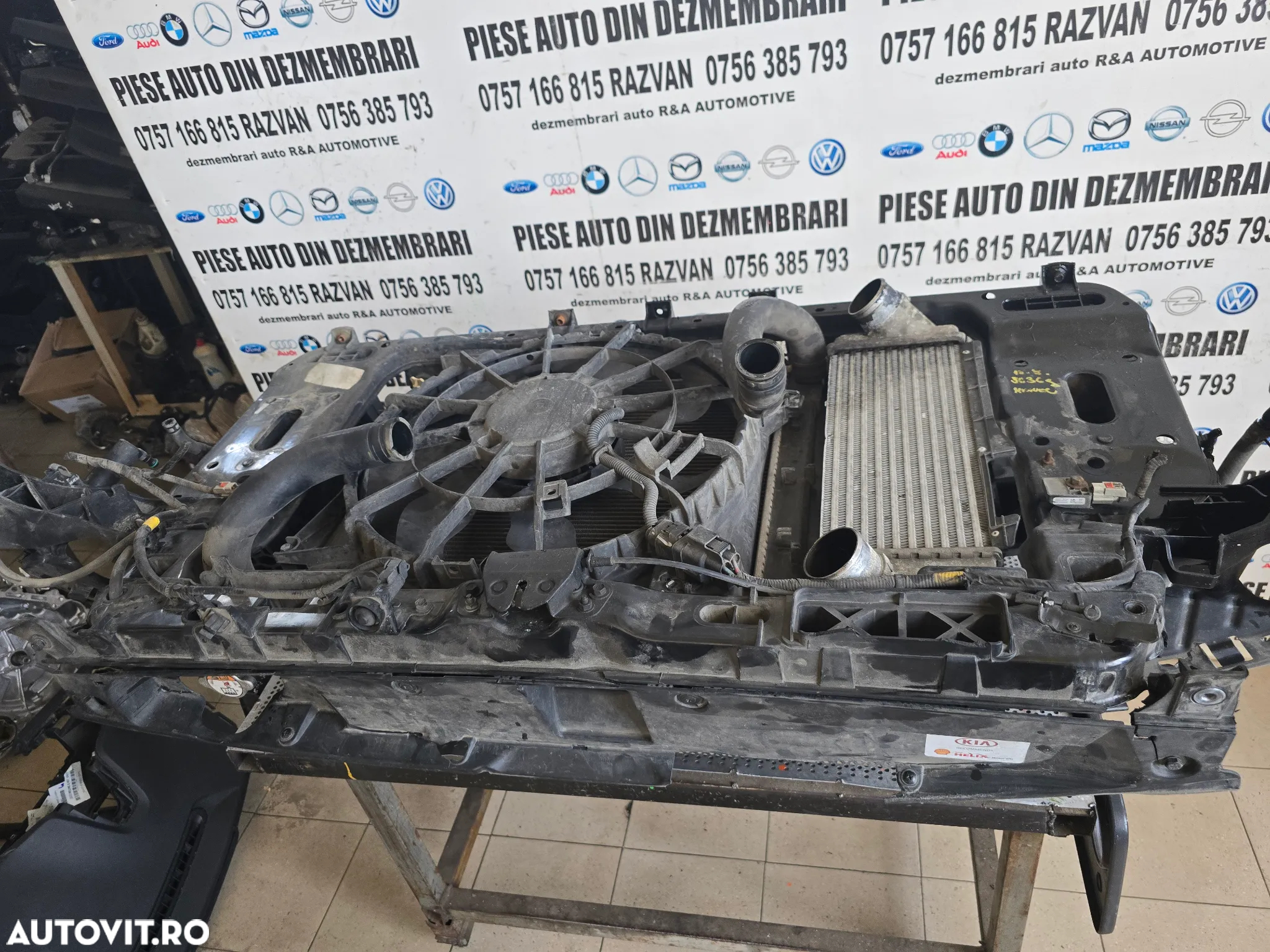 Trager Calandru Fata Complet Radiator Termocupla Armatura Ka Sportage 2010-2015 2.0 Crdi Manual - 8