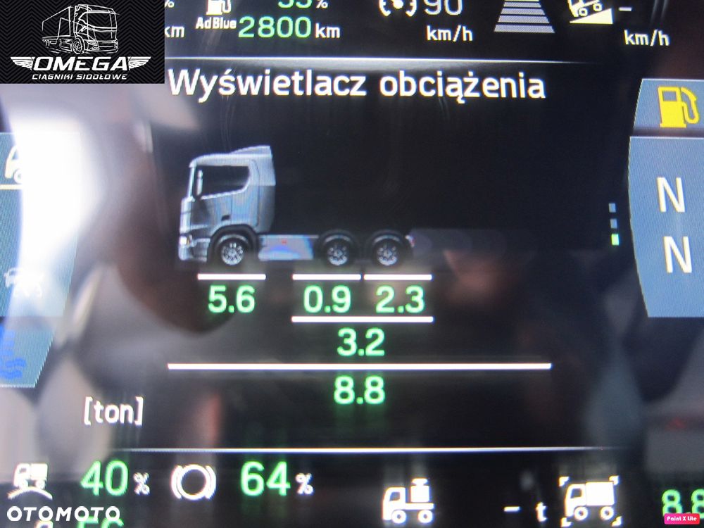 Scania S 500 // S500 // 500S / 6X2 PUSHER 70 Ton / poduszki przód // Full LED // Spr Z Niemiec - 9