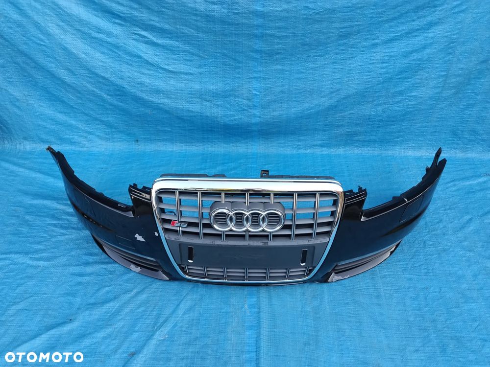 61F Zderzak przód przedni kompletny audi A6 S6  C6 SPRYSKI  wysyłka - 22