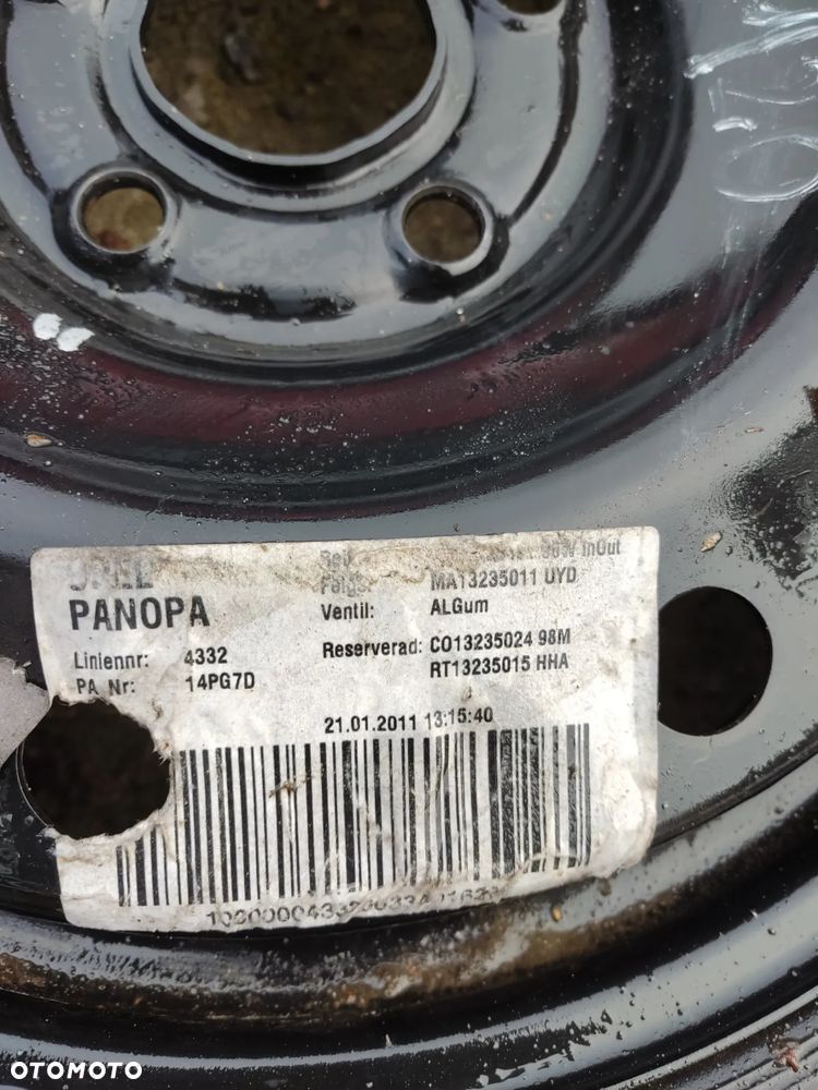 Koło dojazdowe zapasowe Opel Insignia 17 cali 5x120 125/70R17 - 3