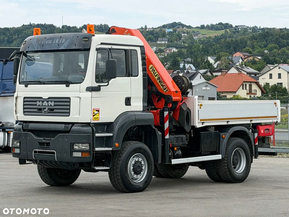 MAN TGA 18.430 * SKRZYNIA 3,45 m * PALFINGER PK 29002 + PILOT * 4x4! - 4