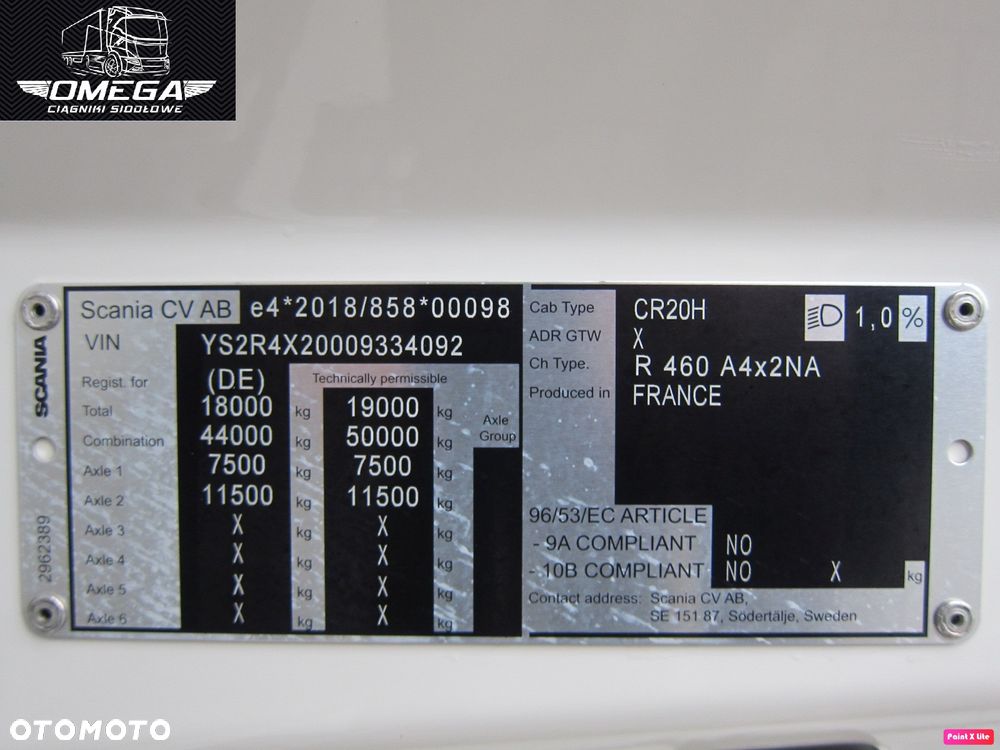 Scania R 460 / R460 / 460 R  // Full LED// Nawigacja // Klima postojowa // Spr z Niemiec - 5