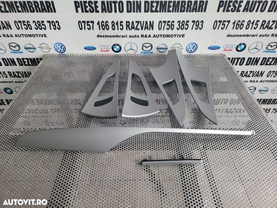 Set Trimuri Trim Ornament Usa Bord Audi A6 4G C7 Volan Stanga - 1