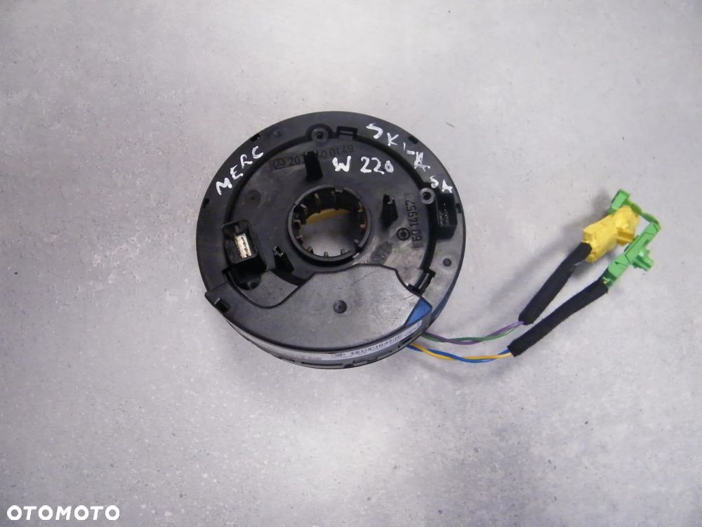 Taśma airbag zwijak czujnik kąta skrętu 0025421918 Mercedes W220 S klasa 3.2 CDI (2001r.) - 3