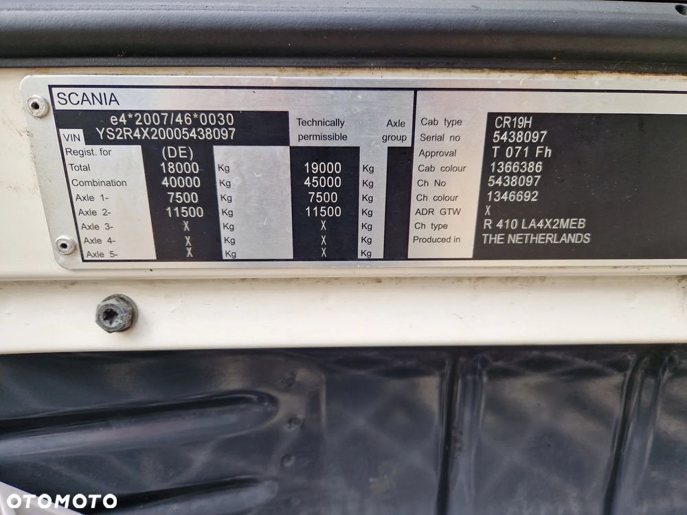 Scania R410 Podwójne szyby/Klima Postojowa Automat Retarder /JVG Gliwice - 14