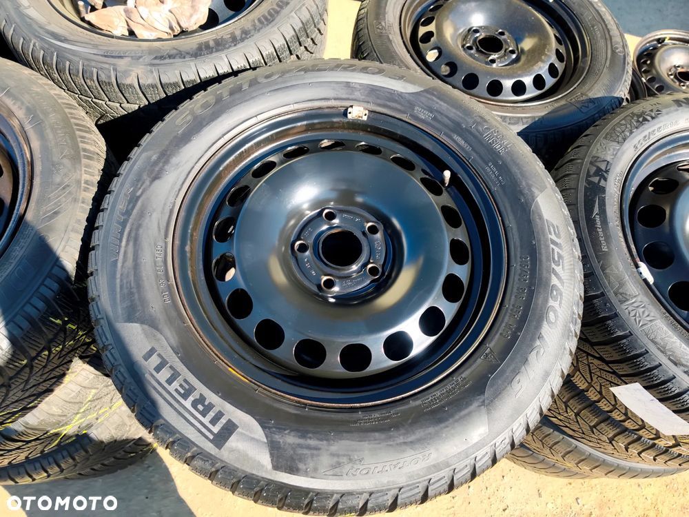 5x112 FELGI Stalowe Stal 16 Koła Zimowe Zima VW PASSAT B7 B8 TROC SHARAN II 2 SEAT ATECA ALHAMBRA II 2 SKODA KAROQ YETI SUPERB III 3 AUDI A6 C6 Q2 5,5mm 22r. Legnica ALU-RAD 215/60 - 3