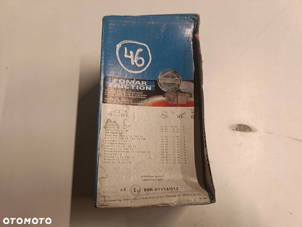 Seat Ibiza II Cordoba I Toledo VW Golf III PRZEDNIE KLOCKI HAMULCOWE 436681 - 9
