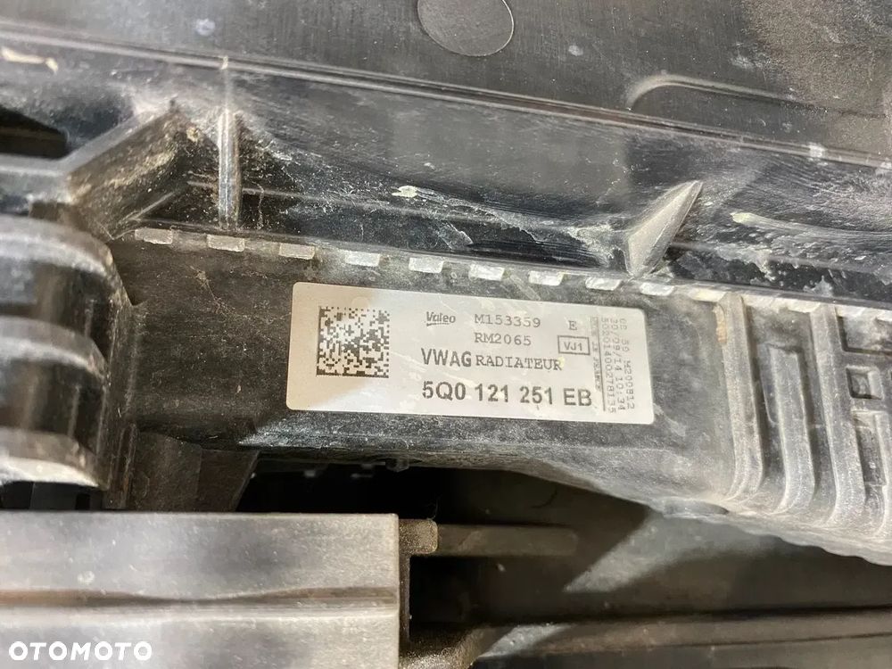 VW GOLF VII SPORTSVAN  PAS PRZEDNI 1.2 1.4 TSI WZMOCNIENIE CZOŁOWE KOMPLET CHŁODNIC 5Q0121251EB 5Q0121251EH - 7