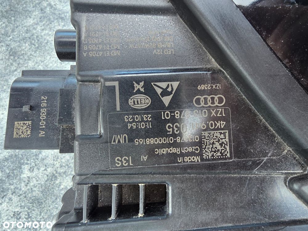 audi a6 s6 c8 lampa lewa przód full led matrix 4k0941035 - 10