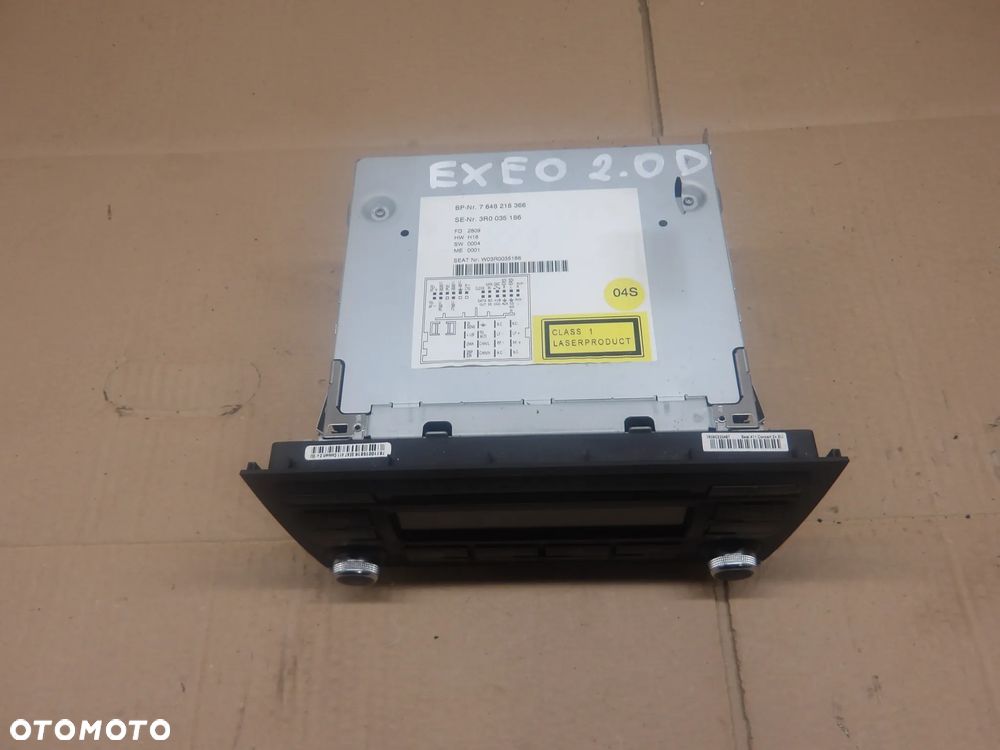 SEAT EXEO KOMBI 08-13 2.0TDI RADIO 3R0035186 - 3