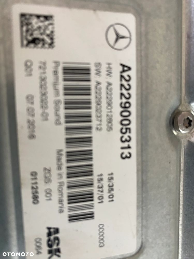 MERCEDES 205 222  wzmacniacz A 2229005313 - 3