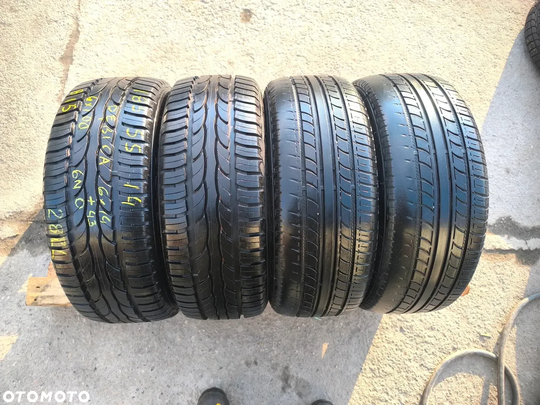 4x100 Felgi Aluminiowe Alufelgi 14 Koła Letnie Lato VW POLO LUPO UP! GOLF I II III 2 3 CADDY SCIROCCO CORRADO JETTA PASSAT B3 B4 SEAT AROSA MII IBIZA CORDOBA SKODA CITIGO FELICIA 7mm Legnica ALU-RAD 185/55 - 21