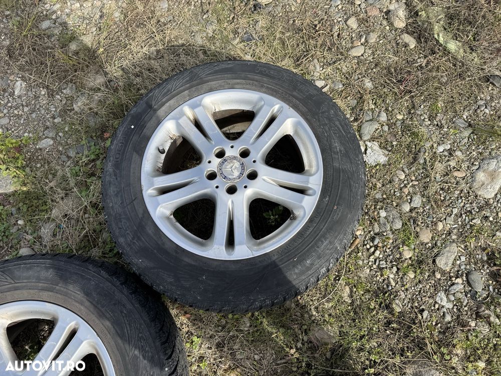 Jante Mercedes Glk 17  4x4 cu cauciucri iarna C E Class - 2