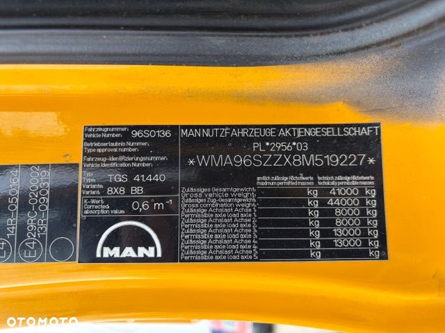 MAN TGS 41.440 8x8 WYWROTKA - 26