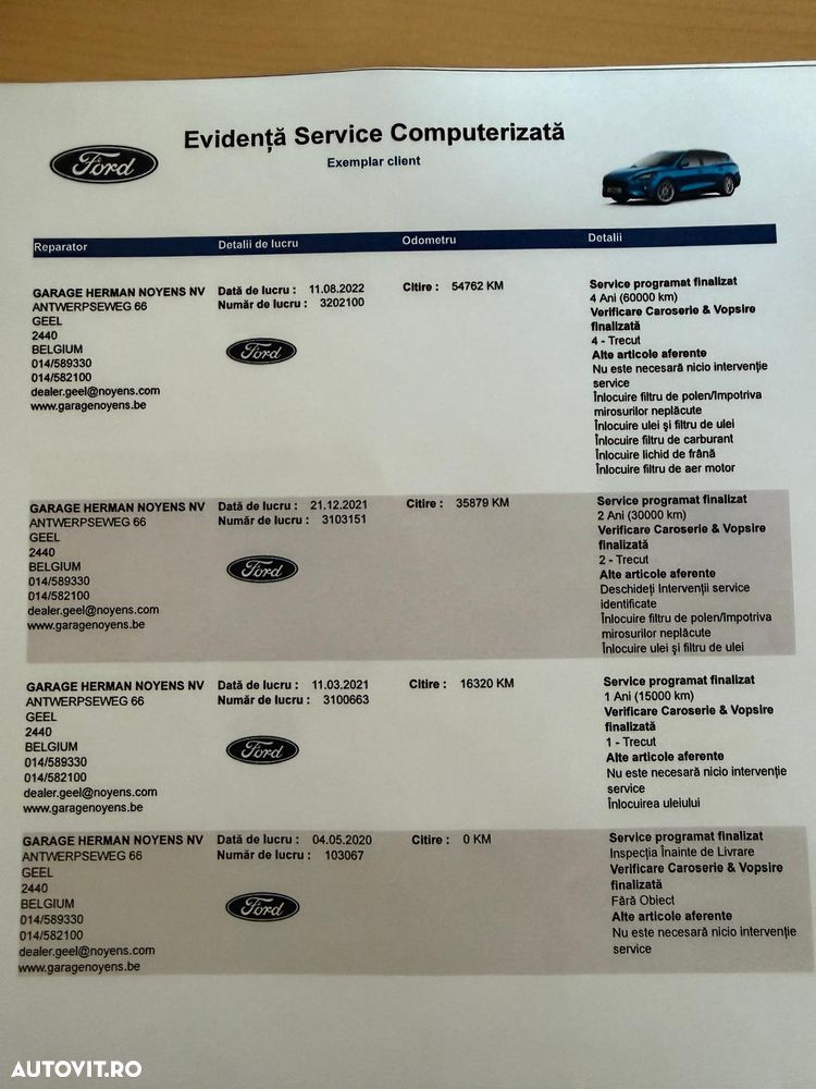 FORD Focus 2020 — imagine 24