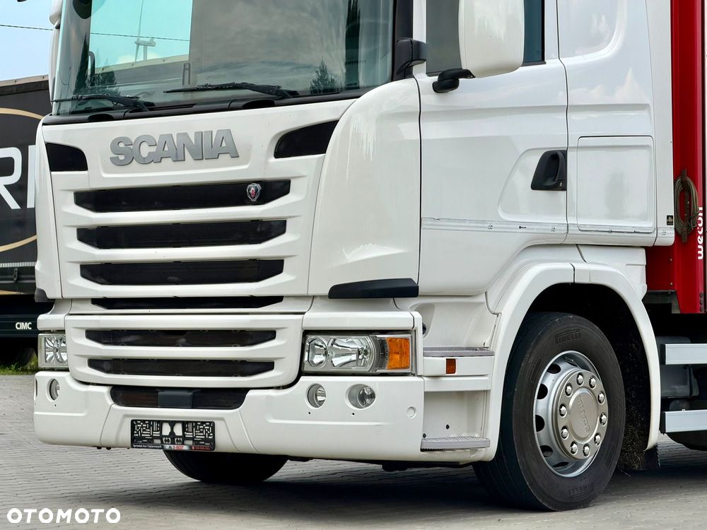 Scania G360 / FIRANKA / 20 EUROPALET / SYPIALKA / AUTOMAT / KLIMA POSTOJOWA / 540 TYŚ KM / ZSUWANY DACH / 2016 / EURO 6 - 12