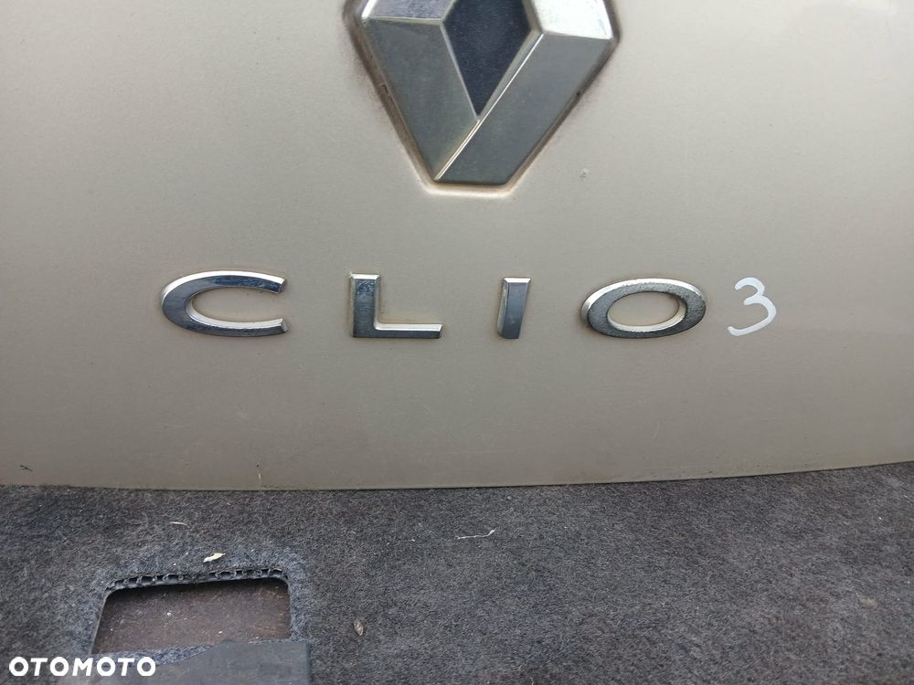 Renault Clio III Klapa bagażnika kod lakieru TED11 - 3