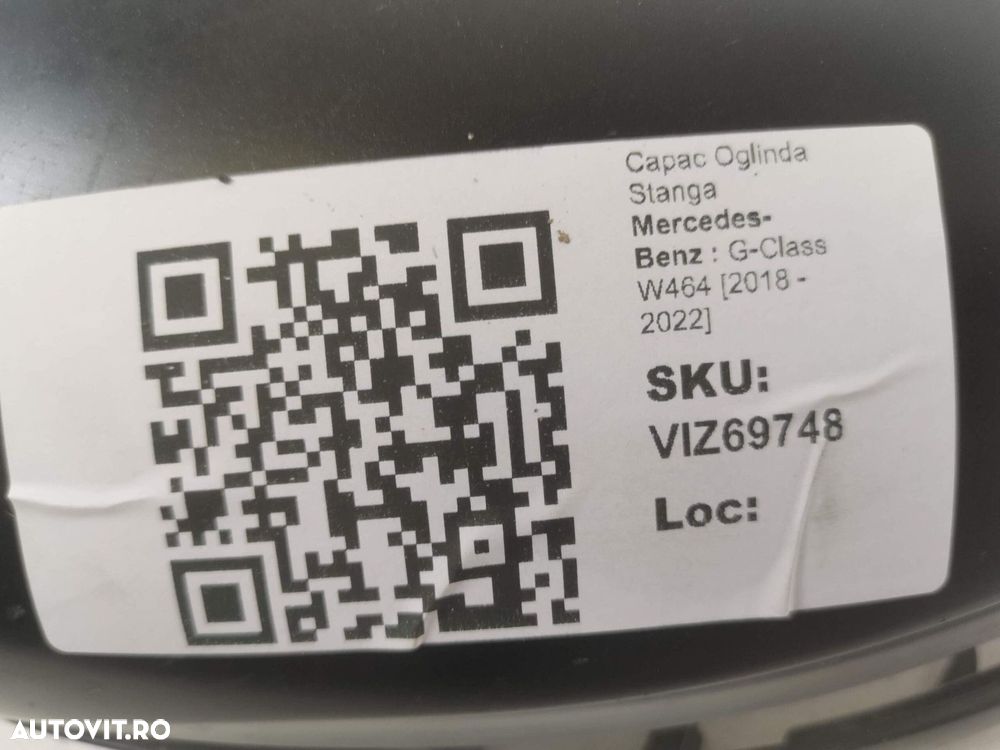Capac Oglinda Stanga Mercedes-Benz  G-Class W464 2018 2019 2020 2021 2 - 7