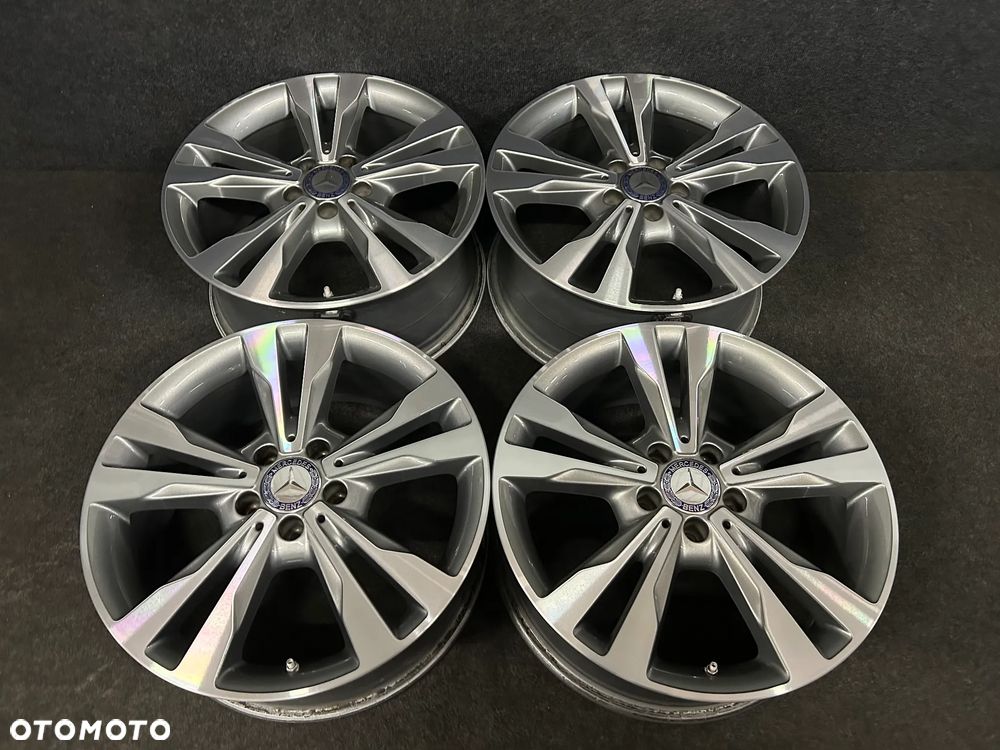 Alufelgi Mercedes C-Klasa W205, W204, E-Klasa W212, V-Klasa 18 cali 5x112 4szt. Ładne z czujnikami! - 4