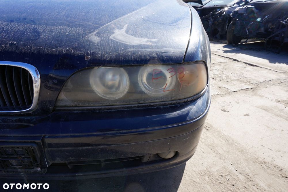 MASKA ZDERZAK BŁOTNIKI LAMPY 5 E39 263  BMW 1995-2000 GRANATOWY PRZÓD KOMPLETNY - 27