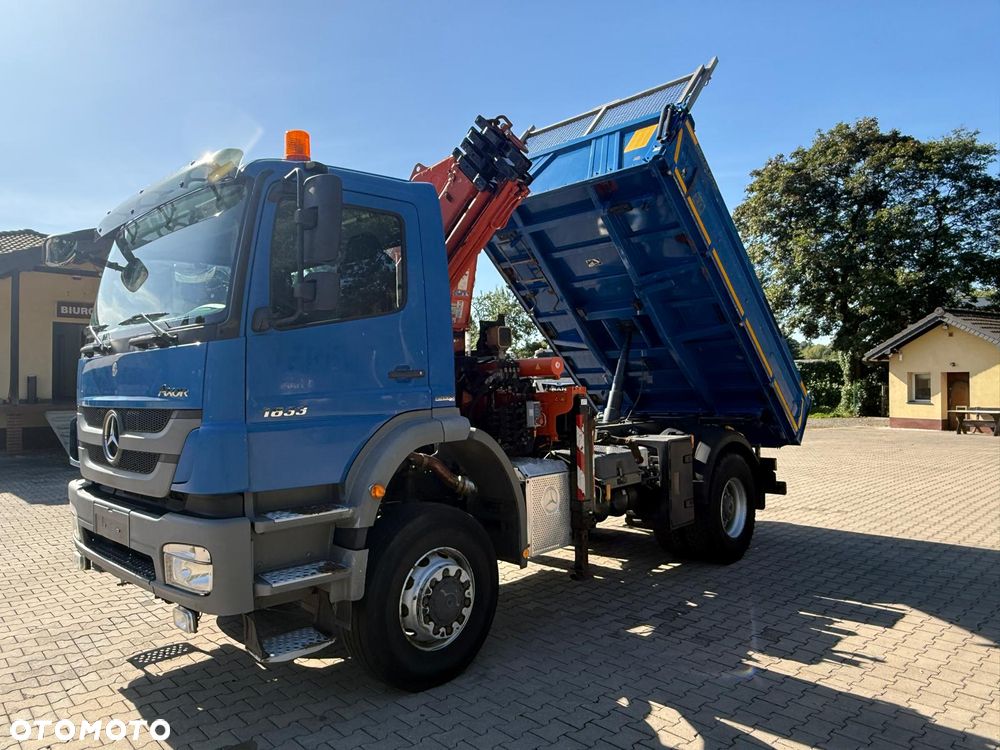 Mercedes-Benz 1833 AXOR AK wywrotka 3-str. 4x4 z dużym HDS ATLAS 165 - 10