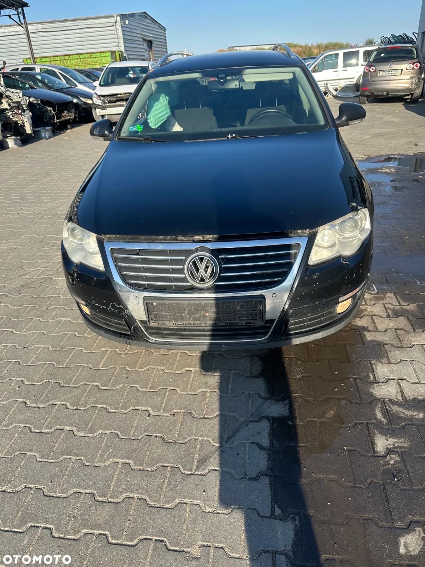 VW PASSAT B6 L041 ZDERZAK PRZEDNI 6xPDC SPRYSKI KOMPLETNY Z GRILLEM - 1