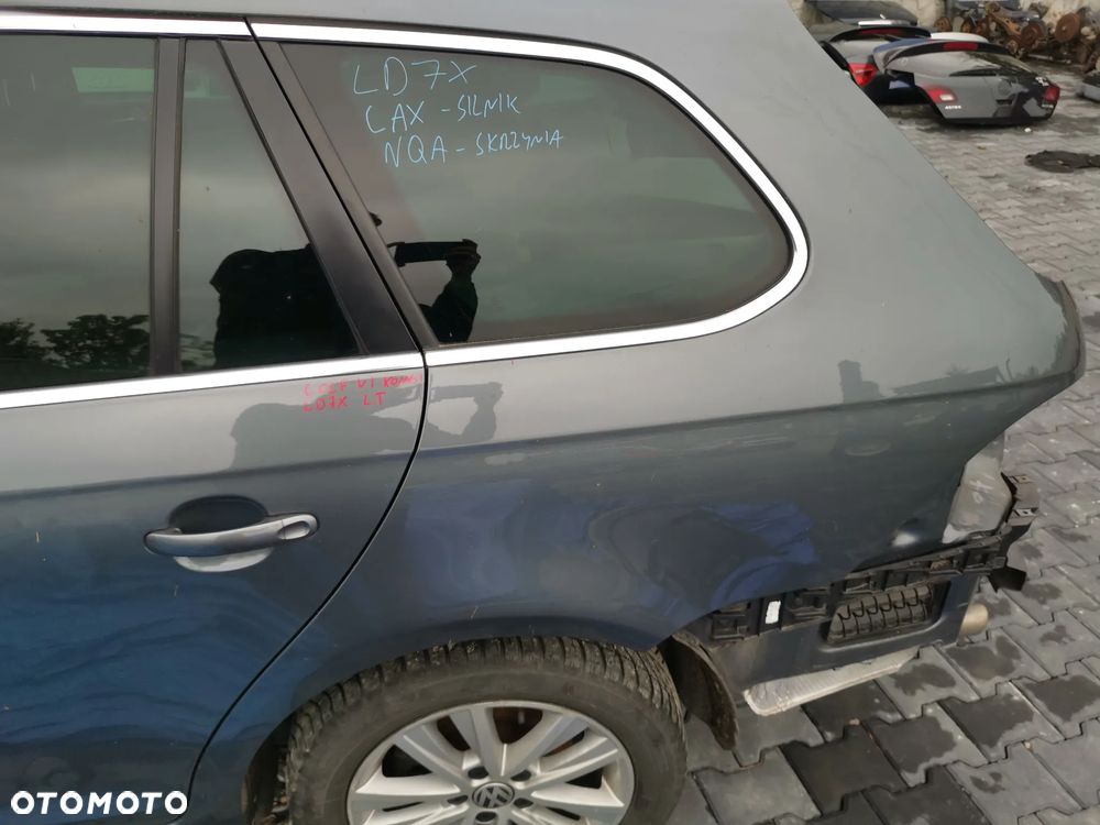 Volkswagen Golf V VI Kombi Ćwiartka Lewy Tył Kol: LD7X - 1