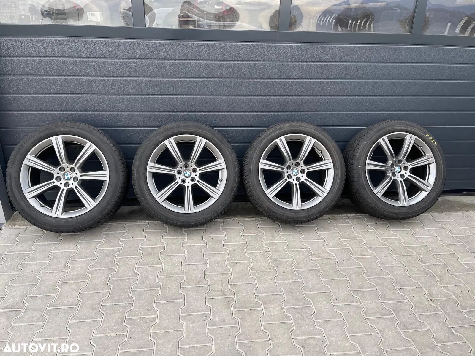 Jante Bmw X5 new originale cu anvelope iarna Brigestone 20 inch - 1