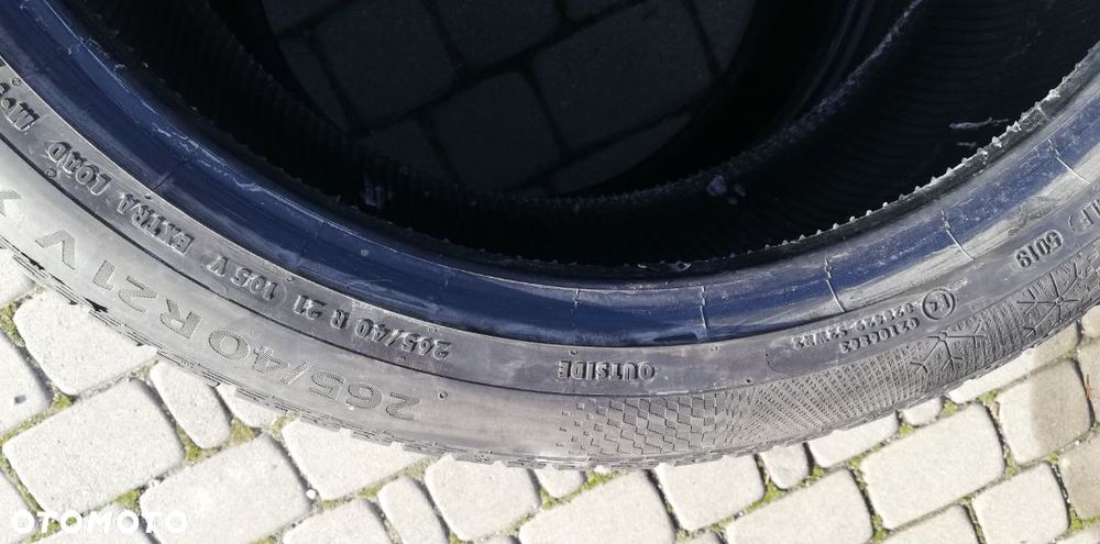 265/40/21 continentaw wintercontact ts860s - 2