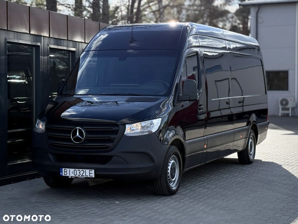 Mercedes-Benz Sprinter 314 CDI / Maxi L3 H2 / 2020 Rok Produkcji /  Automat 7G Tronic / 2.143cm3 OM651 / Czarny / Zarejestrowany w PL - 2