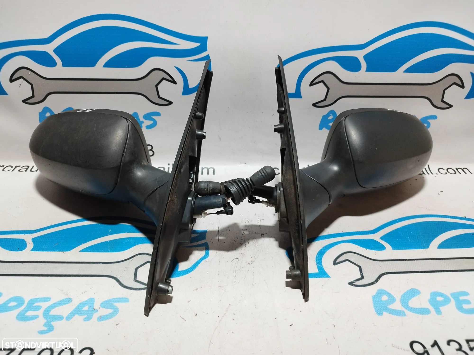 .ESPELHO RETROVISOR ESQUERDO DIREITO OPEL COMBO C 24420988 24420982 CORSA C MANUAL ESPELHOS RETROVISORES - 1