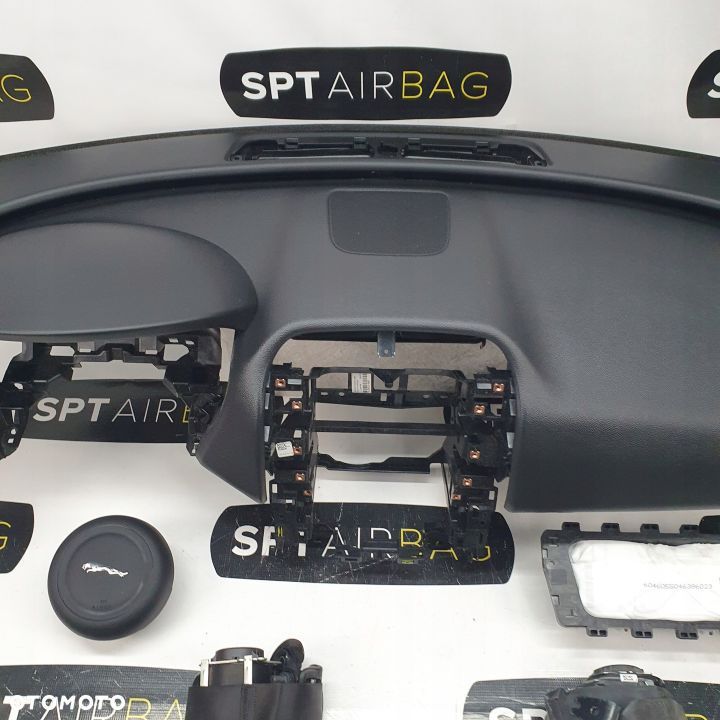 JAGUAR X761 F-PACE DESKA ROZDZIELCZA KONSOLA KOKPIT PULPIT PODUSZKI AIRBAG AIR BAG PASY KIT SET - 3