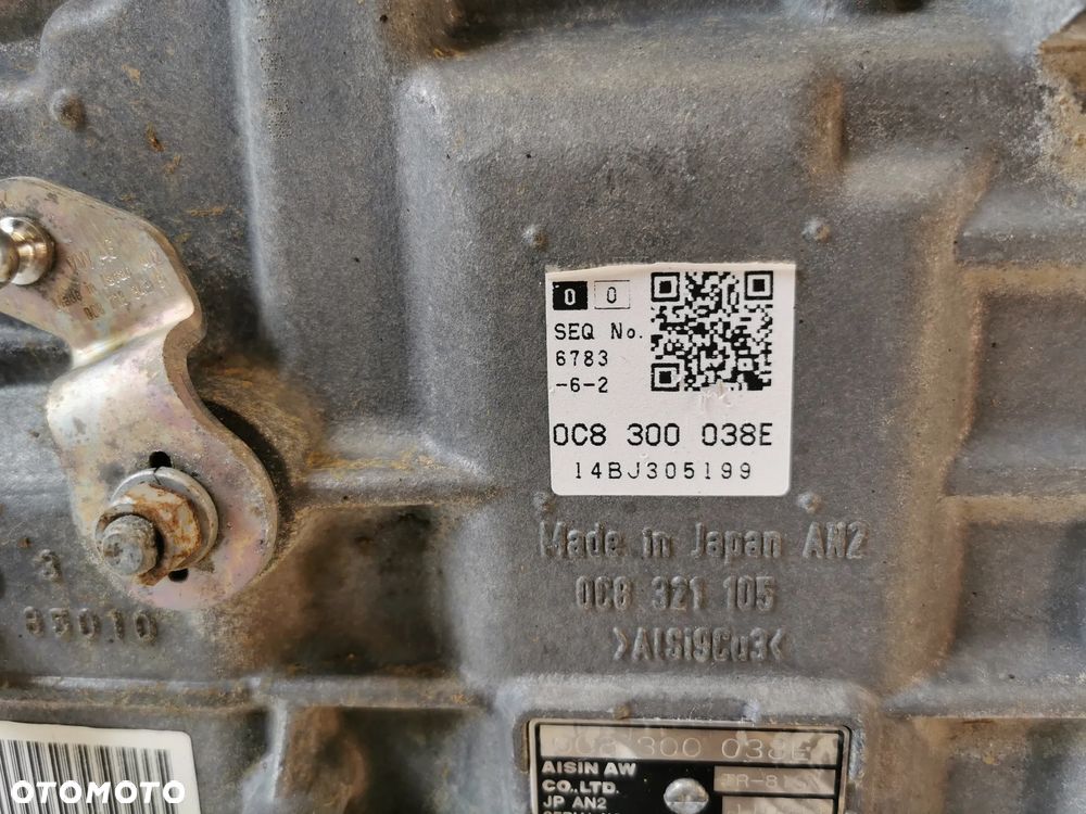VW TOUAREG 7P 10-18R SKRZYNIA BIEGOW AUTOMAT NXJ 0C8300038E AISIN TR-81 SN 8 BIEGOW - 4