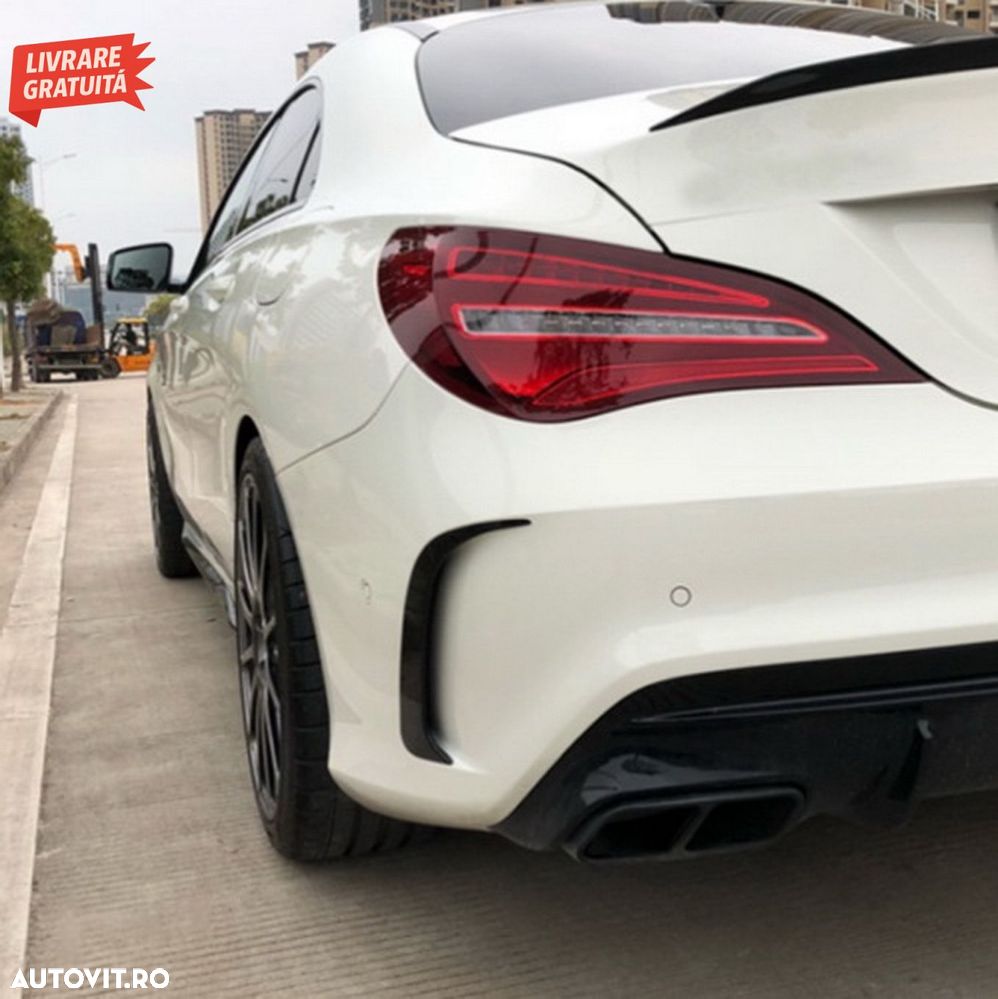 Prelungiri Extensii Bara Spate Mercedes CLA W117 C117 X117 (2013-2018) CLA45 Desig- livrare gratuita - 6