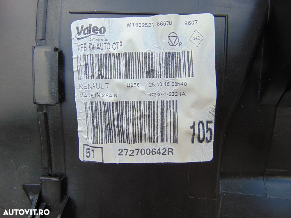 Aeroterma Renault Megane 4 an 2015-2024 radiator bord clima incalzire aeroterma megane 4 - 3