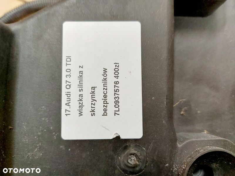 q7 i 4l 3.0tdi wiązka silnika instalacja elektryczna skrzynka bezpieczników - 4