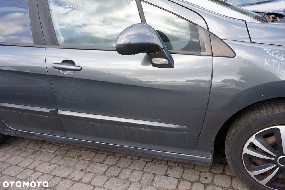 DRZWI PRZEDNIE PRAWE 308 I T7 5D HB KTPD  SZARY PEUGEOT 2007-2011 - 2