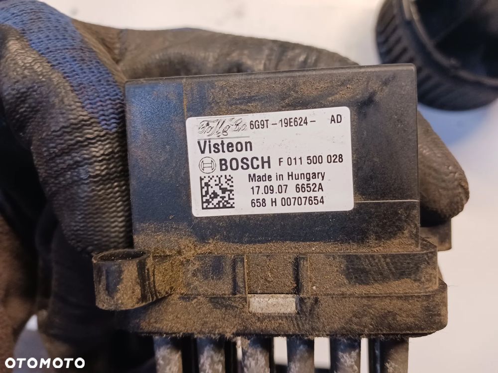 Dmuchawa wentylator nawiewu kabiny rezystor opornica jeż Visteon 6G9T-19E624-AD KOMPLET Ford Mondeo mk4 - 3