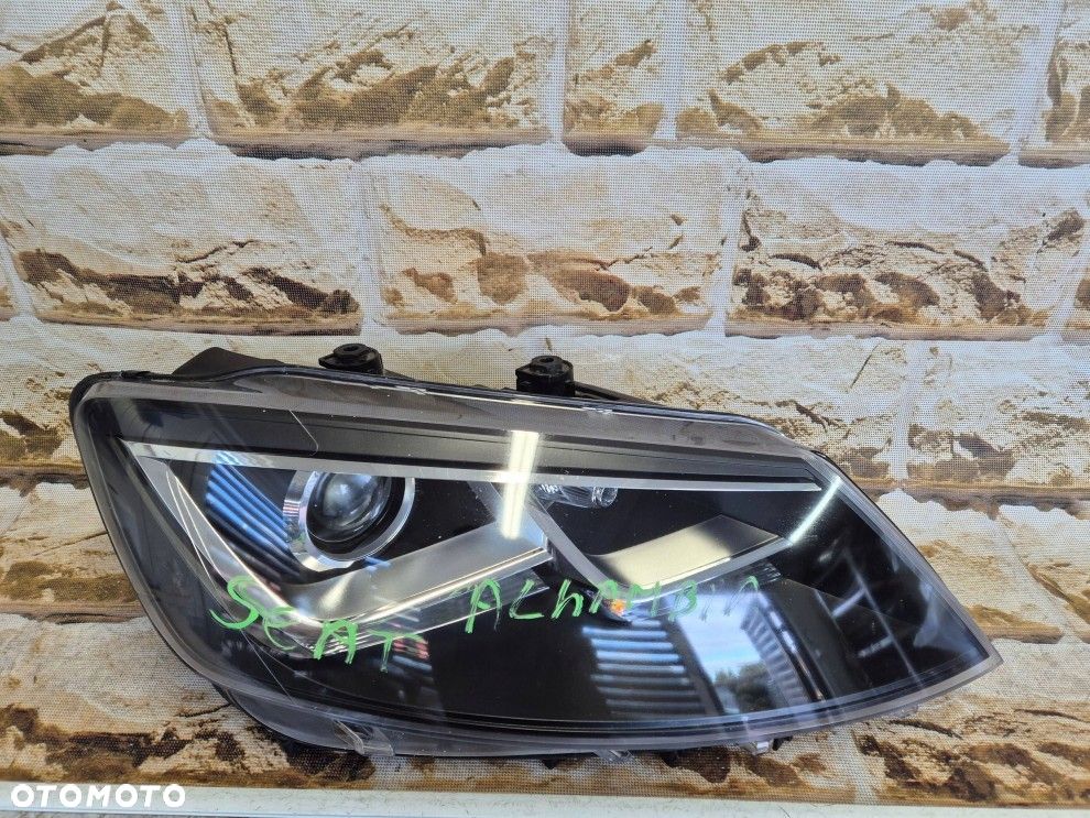 Reflektor Przód strona prawa Seat Alhambra (Mk2) xenon skrętny - 9