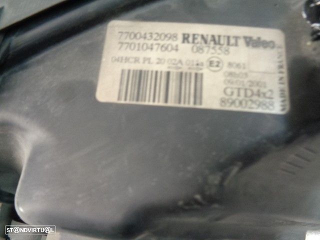 FAROL ESQUERDO RENAULT SCÉNIC I LIMUSINA 2001 -7700432098 - 1