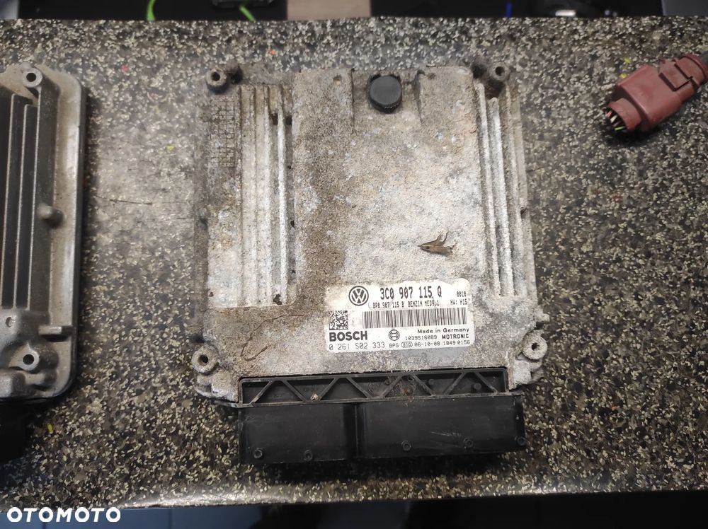 VW PASSAT B6 KOMPUTER STEROWNIK SILNIKA 2.0 TFSI EA113 3C0907115Q BENZIN MED9.1 HW:H15 0261S02333 SPRAWNY GWARANCJA WYSYŁKA !!!! - 1