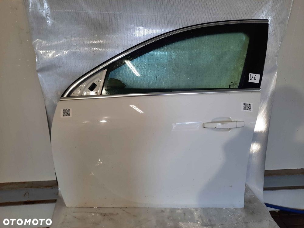 !  DRZWI PRZÓD PRZEDNIE LEWE OPEL INSIGNIA 1 I A Z40R BIAŁE - 1