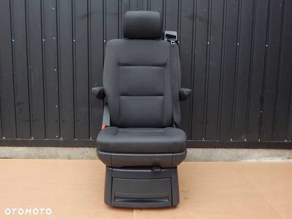 VW T5 T6 MULTIVAN fotel OBROTOWY tył podłokietnik ANTRACYT