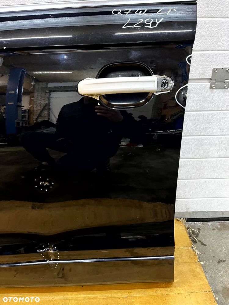 AUDI Q7 4L DRZWI LEWY PRZÓD LEWE PRZEDNIE USZKODZONE CZARNE - 4