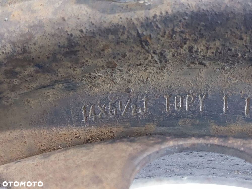 KOŁO ZAPASOWE ZAPAS 4X100 5,5Jx14 FI54,1 185/65R14 TOYOTA COROLLA E11 - 7