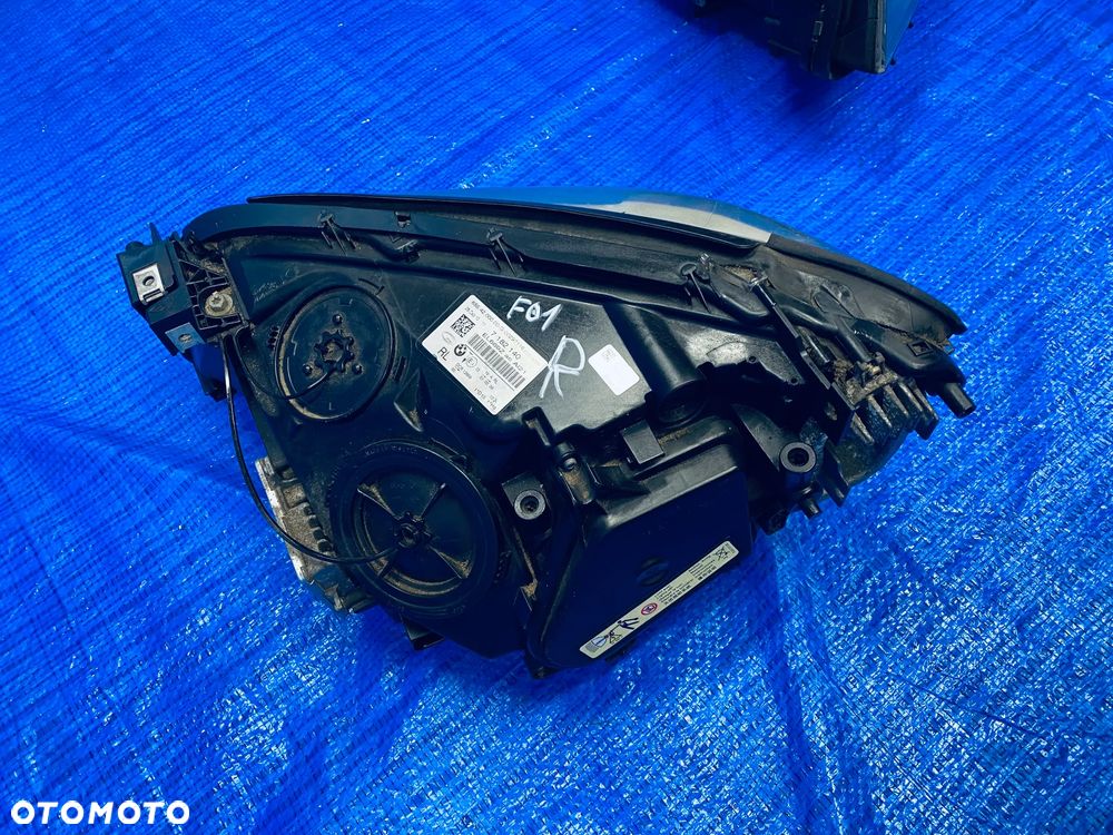 REFLEKTOR LAMPA LEWA PRAWA LEWY PRAWY PRZÓD PRZEDNIA XENON KSENON BI-XENON NIESKRĘTNY BMW 7 F01 F02 PRZEDLIFT 11R ; 7182140 7182139  61337182140 61337182139 ORYGINAŁ EUROPA - 8